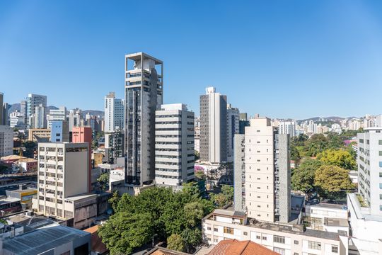Vista da Varanda de apartamento à venda com 3 quartos, 148m² em Lourdes, Belo Horizonte
