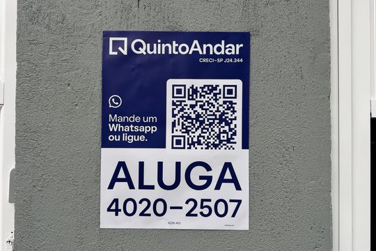 Placa  de apartamento para alugar com 1 quarto, 54m² em Jardim Silvina, São Bernardo do Campo