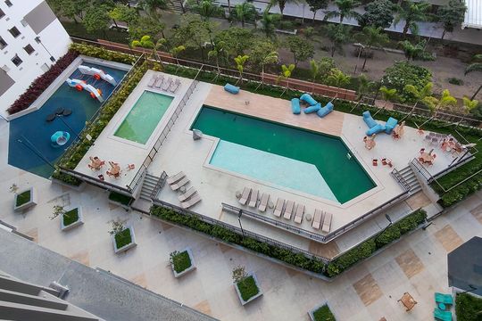 Área comum - Piscina de apartamento para alugar com 2 quartos, 50m² em Santo Cristo, Rio de Janeiro