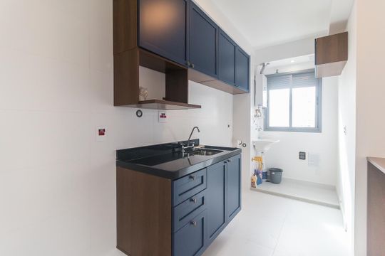 Cozinha de apartamento para alugar com 2 quartos, 55m² em Vila Mogilar, Mogi das Cruzes