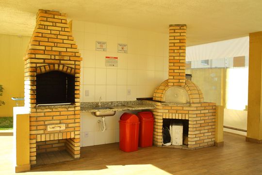 Área comum - Churrasqueira de apartamento à venda com 2 quartos, 46m² em Irajá, São Bernardo do Campo