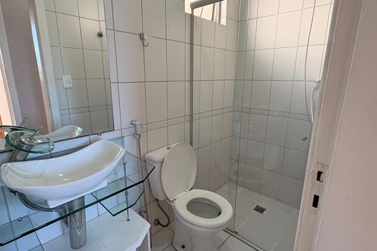 Banheiro de apartamento à venda com 3 quartos, 105m² em Santa Amelia, Belo Horizonte