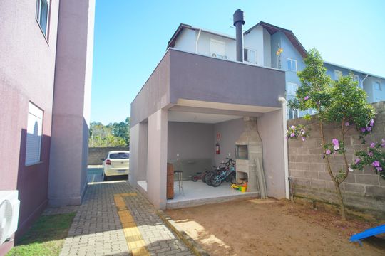 Área comum - Churrasqueira de apartamento à venda com 2 quartos, 63m² em Vila Nova, Novo Hamburgo