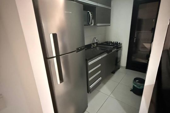 Cozinha de apartamento para alugar com 1 quarto, 39m² em Brás, São Paulo