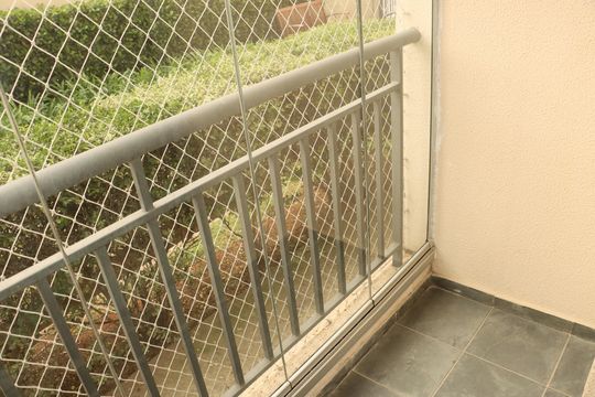 Varanda da sala de apartamento à venda com 2 quartos, 49m² em Vila Antonieta, São Paulo