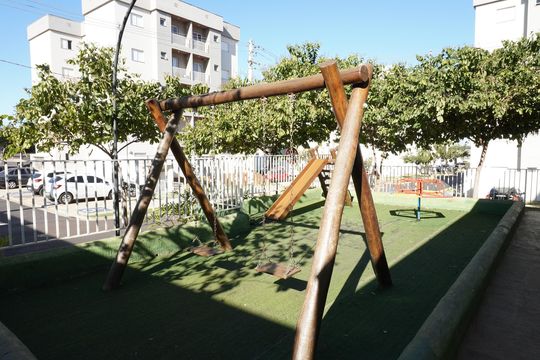 Área comum - Playground de apartamento para alugar com 2 quartos, 43m² em Jardim Jockei Club A, São Carlos
