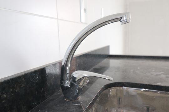 Cozinha de apartamento à venda com 2 quartos, 49m² em Jardim, Santo André
