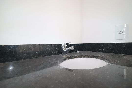 Banheiro Quarto 1 suíte de apartamento à venda com 2 quartos, 49m² em Jardim, Santo André