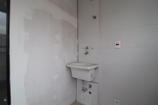 Área de Serviço de apartamento à venda com 2 quartos, 44m² em Jardim, Santo André