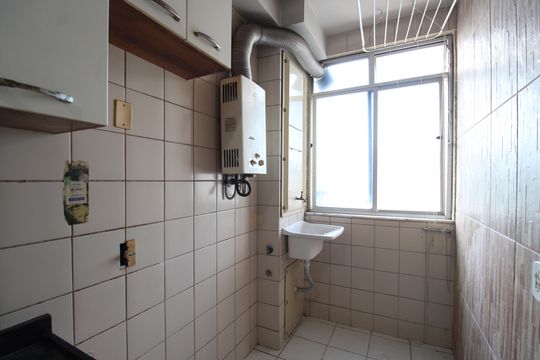 Área de serviço de apartamento à venda com 2 quartos, 58m² em Taquara, Rio de Janeiro