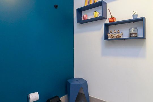 Banheiro de apartamento para alugar com 0 quarto, 35m² em Santo Amaro, São Paulo