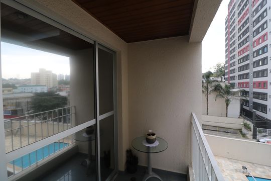 Varanda da Sala de apartamento à venda com 3 quartos, 65m² em Vila Ema, São Paulo