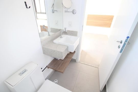 Banheiro de apartamento para alugar com 1 quarto, 36m² em Santana, São Paulo
