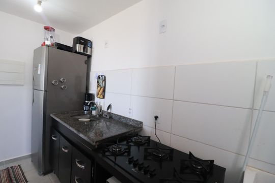 Cozinha  de apartamento para alugar com 2 quartos, 100m² em Parque das Oliveiras Ii, Ribeirão Preto