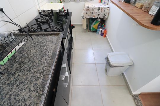 Cozinha  de apartamento para alugar com 2 quartos, 100m² em Parque das Oliveiras Ii, Ribeirão Preto