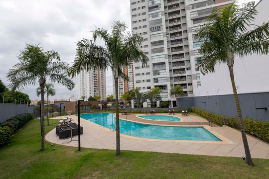 PISCINA de apartamento para alugar com 3 quartos, 125m² em Jardim Belo Horizonte, Campinas