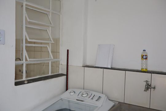 Área de Serviço de casa para alugar com 1 quarto, 80m² em Quinta da Paineira, São Paulo