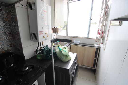 Área de serviço de apartamento para alugar com 2 quartos, 130m² em Pechincha, Rio de Janeiro