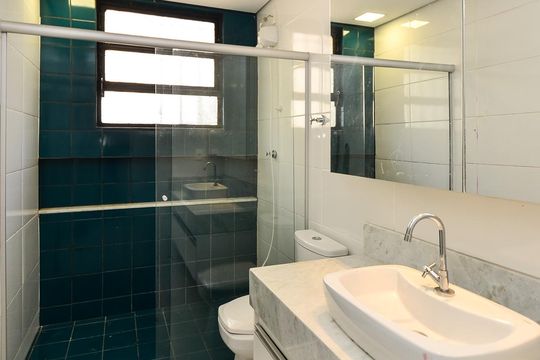 Banheiro Social de apartamento para alugar com 3 quartos, 101m² em Cruzeiro, Belo Horizonte