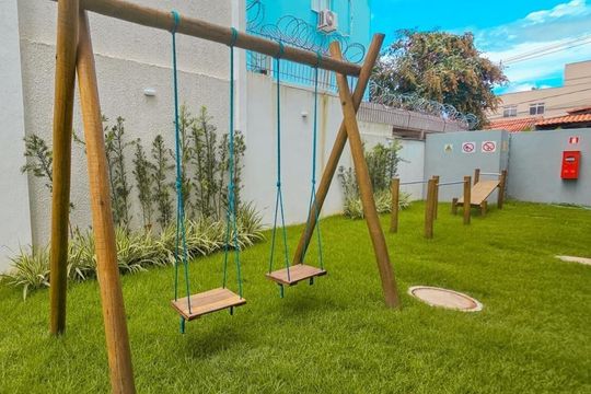 Área externa de apartamento para alugar com 3 quartos, 93m² em Paquetá, Belo Horizonte