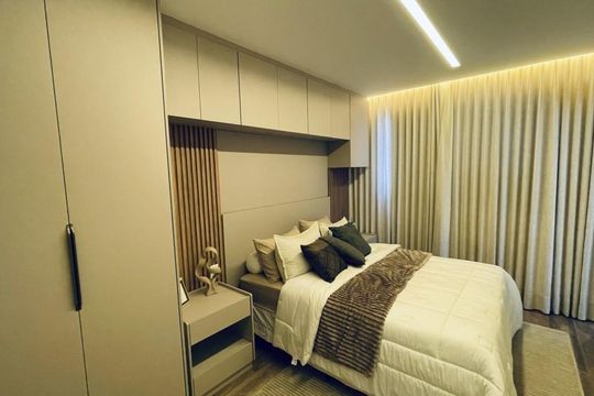 Suíte de apartamento para alugar com 3 quartos, 93m² em Paquetá, Belo Horizonte