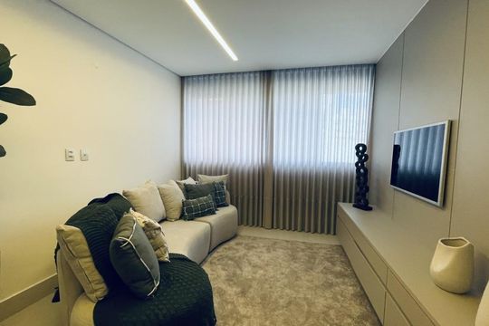 Sala de apartamento para alugar com 3 quartos, 93m² em Paquetá, Belo Horizonte