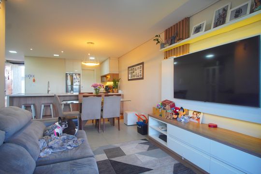 sala de casa à venda com 3 quartos, 120m² em Canudos, Novo Hamburgo