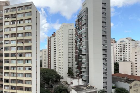 Vista de apartamento à venda com 1 quarto, 25m² em Vila Nova Conceição, São Paulo