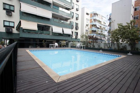 Área comum - Piscina de apartamento para alugar com 3 quartos, 87m² em Freguesia (jacarepaguá), Rio de Janeiro
