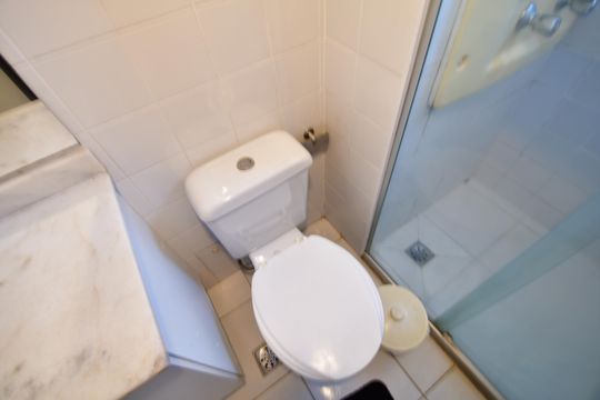Banheiro Social de apartamento à venda com 2 quartos, 61m² em Parque Brasília, Campinas