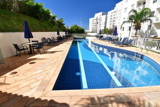 Área comum - Piscina de apartamento à venda com 2 quartos, 61m² em Parque Brasília, Campinas