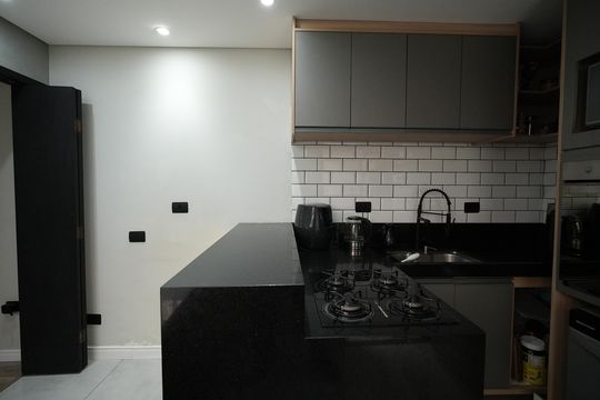 Cozinha de casa à venda com 3 quartos, 180m² em Vila Linda, Santo André