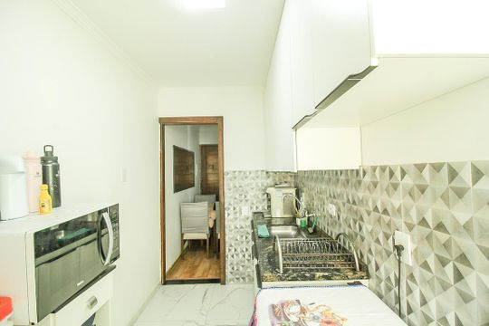Cozinha de apartamento à venda com 2 quartos, 44m² em Itaberaba, São Paulo