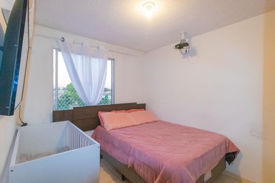 Quarto 2 de apartamento para alugar com 2 quartos, 50m² em Estância Velha, Canoas
