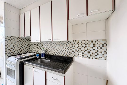 Cozinha de apartamento para alugar com 2 quartos, 53m² em Jardim Iris, São Paulo