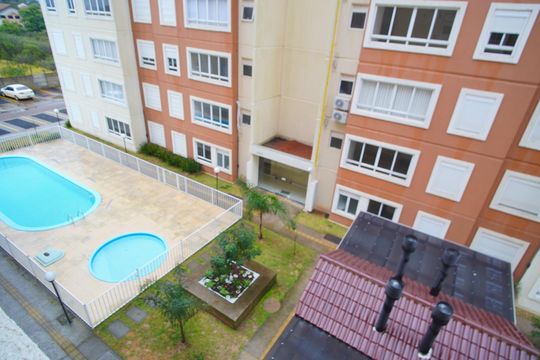 Quarto 1 - Vista de apartamento à venda com 2 quartos, 50m² em Parque Santa Fé, Porto Alegre