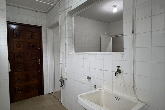 Área de Serviço de apartamento para alugar com 2 quartos, 85m² em José Menino, Santos