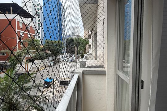 Varanda da Sala de apartamento para alugar com 2 quartos, 85m² em José Menino, Santos