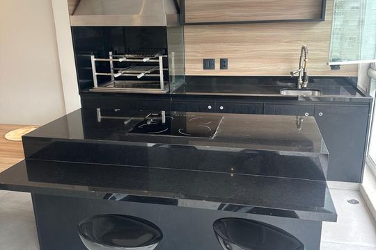 Varanda de apartamento à venda com 3 quartos, 173m² em Panamby, São Paulo