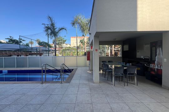 Área comum - Piscina de apartamento à venda com 3 quartos, 67m² em Serrano, Belo Horizonte