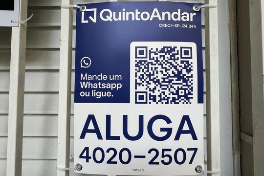 Placa de apartamento para alugar com 2 quartos, 62m² em Sumaré, São Paulo