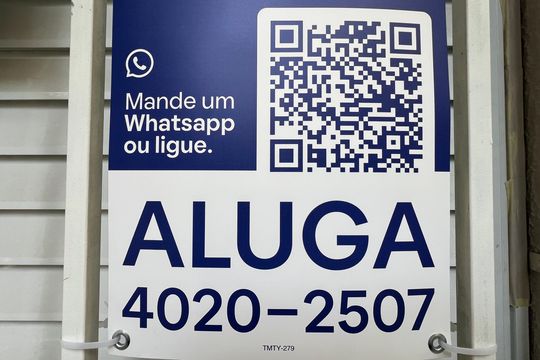 Placa de apartamento para alugar com 2 quartos, 62m² em Sumaré, São Paulo