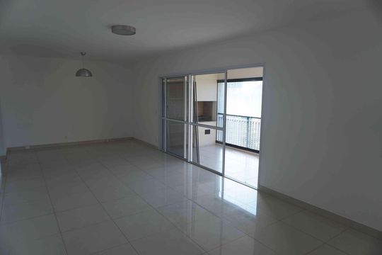 Sala Estar - Jantar de apartamento para alugar com 2 quartos, 144m² em Alphaville, Santana de Parnaíba