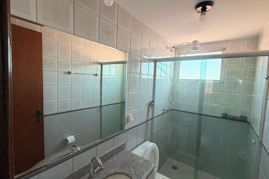 Banheiro Corredor de apartamento para alugar com 3 quartos, 79m² em Setor Pedro Ludovico, Goiânia