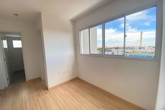 Sala de apartamento para alugar com 2 quartos, 48m² em Cidade Vera Cruz, Aparecida de Goiânia