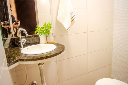 Banheiro de apartamento para alugar com 3 quartos, 114m² em Setor Central, Goiânia