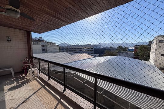 Varanda dos quartos de apartamento para alugar com 5 quartos, 217m² em Recreio dos Bandeirantes, Rio de Janeiro