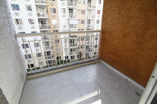 Varanda da sala de apartamento à venda com 2 quartos, 50m² em Anil, Rio de Janeiro