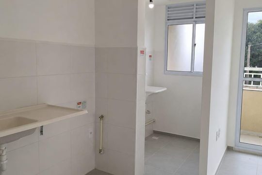 Cozinha de apartamento para alugar com 2 quartos, 58m² em Rio do Ouro, São Gonçalo