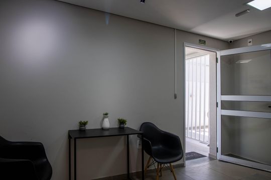 Hall de entrada de apartamento para alugar com 1 quarto, 20m² em Jardim Monte Kemel, São Paulo